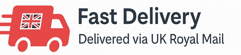Fast Delivery Delivered via UK Royal Mail